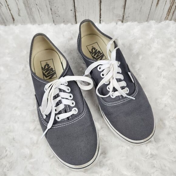 Vans Gray Sneakers W-7 M-5.5 - Picture 1 of 8